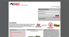 Desktop Screenshot of keeactionsports.com